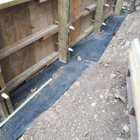 external drainage membrane